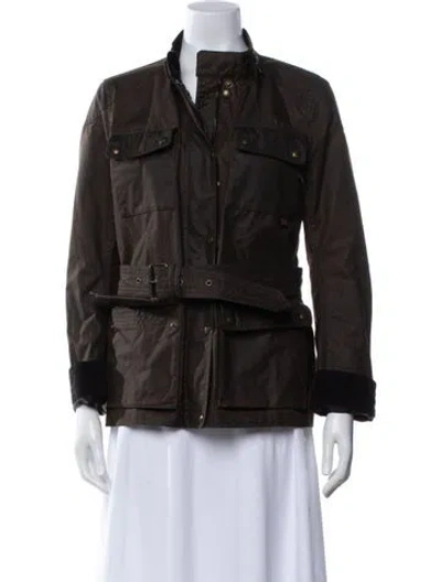 Pre-owned Belstaff Utility Jacket In Brown