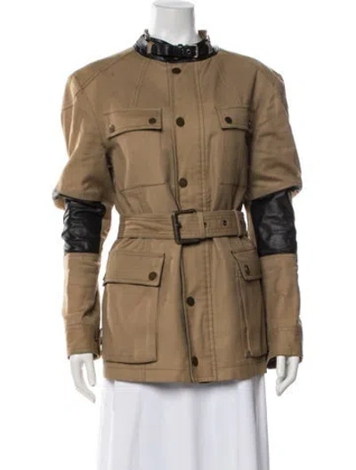 Pre-owned Belstaff Utility Jacket In Brown