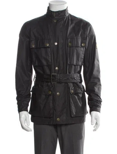 Pre-owned Belstaff Utility Jacket In Gray