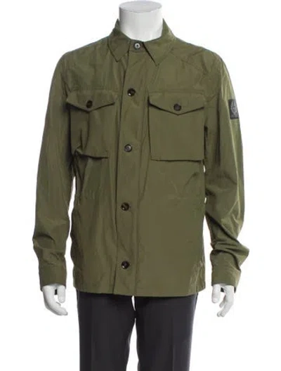 Pre-owned Belstaff Utility Jacket In Green