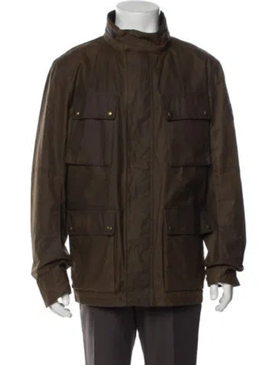 Pre-owned Belstaff Utility Jacket In Green
