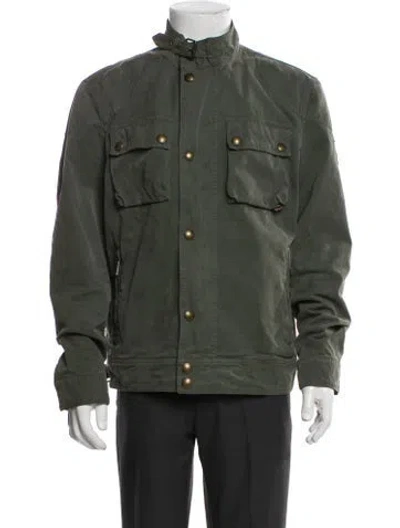 Pre-owned Belstaff Utility Jacket In Green