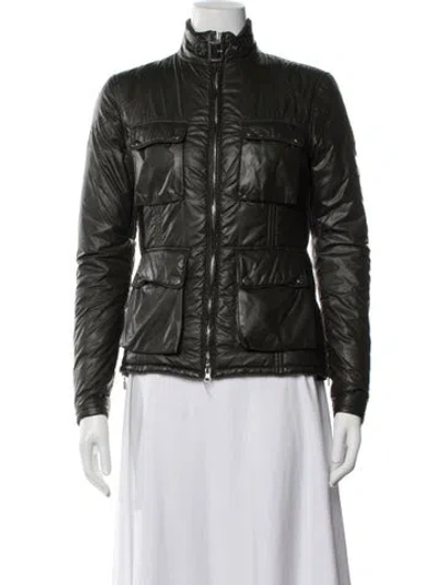 Pre-owned Belstaff Utility Jacket In Green