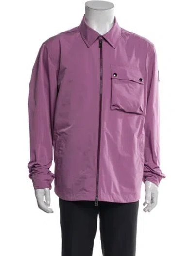 Pre-owned Belstaff Utility Jacket In Purple
