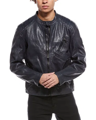 Belstaff V Racer Leather Jacket In Black