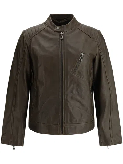 BELSTAFF V RACER LEATHER JACKET