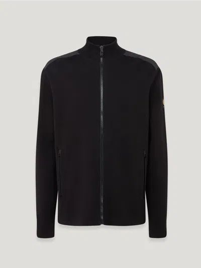 Belstaff Verge Zip Cardigan In Black