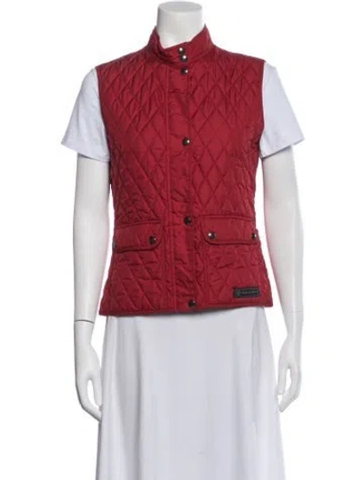 Pre-owned Belstaff Vest In Red