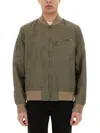 Belstaff Bomber Jacket With Ribbed Cuffs And Hem