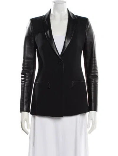 Pre-owned Belstaff Virgin Wool Blazer In Black