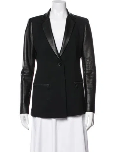 Pre-owned Belstaff Virgin Wool Blazer In Black