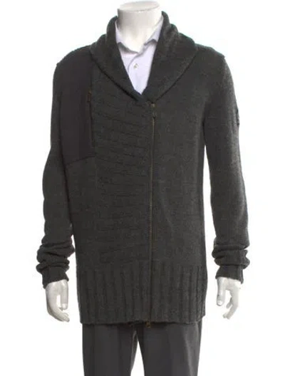 Pre-owned Belstaff V-neck Long Sleeve Hoodie In Black
