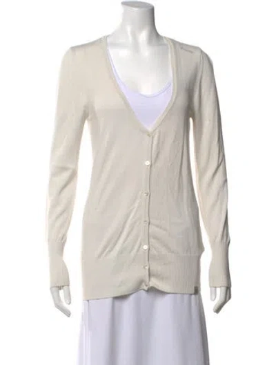 Pre-owned Belstaff V-neck Sweater In Neutrals