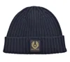 Belstaff Watch Beanie Hat Dark Navy In Navy