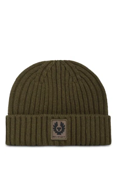 Belstaff Watch Beanie Hat In Green