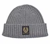 Belstaff Watch Beanie Hat Pale Grey Melange