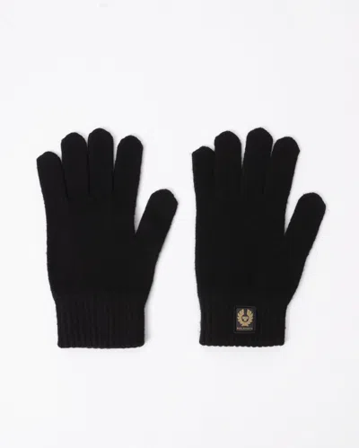Belstaff Watch Gloves In Black