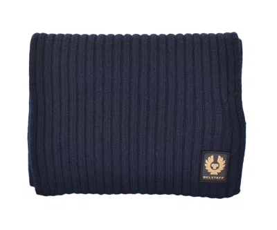 Belstaff Watch Scarf Dark Navy In Blue