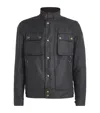 Belstaff Waxed Cotton Trailmaster Jacket In Black