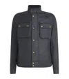 Belstaff Waxed Cotton Racemaster Jacket In Navy
