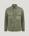 Belstaff Waypoint Overshirt In Surplus Green