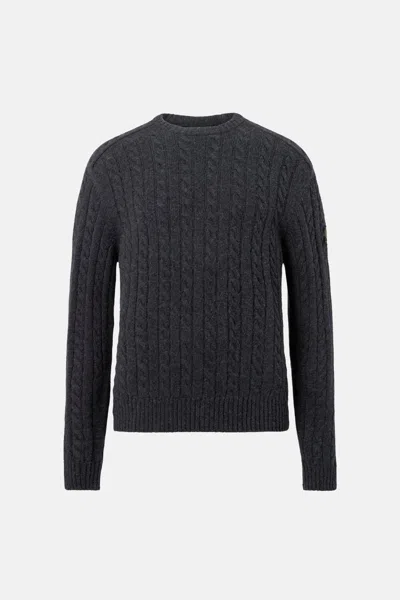 Belstaff Westport Crewneck Sweater In Brown