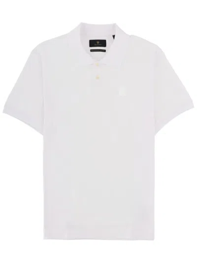 Belstaff White Shirt Collar Polo