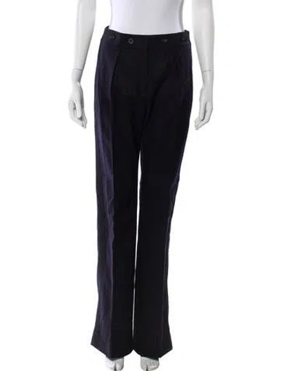 Pre-owned Belstaff Wide Leg Pants In Black