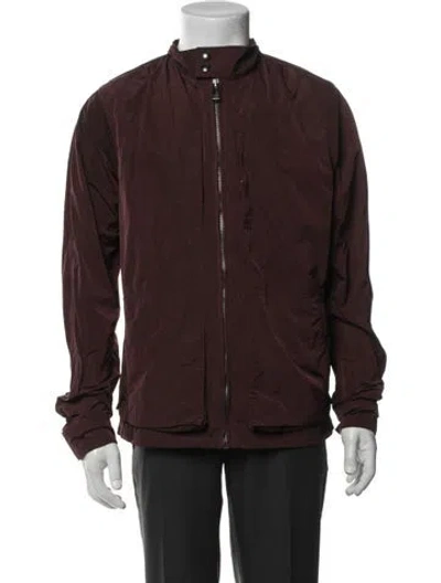 Pre-owned Belstaff Windbreaker In Burgundy