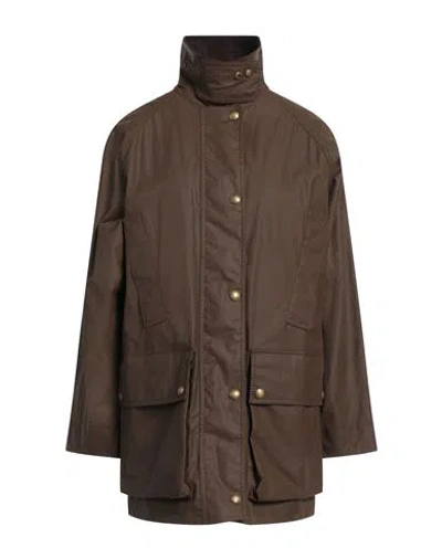Belstaff Woman Jacket Brown Size M Cotton