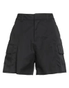 Belstaff Woman Shorts & Bermuda Shorts Black Size 30 Cotton, Polyester In Black