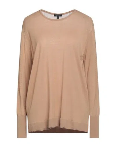 Belstaff Woman Sweater Sand Size S Merino Wool In Beige