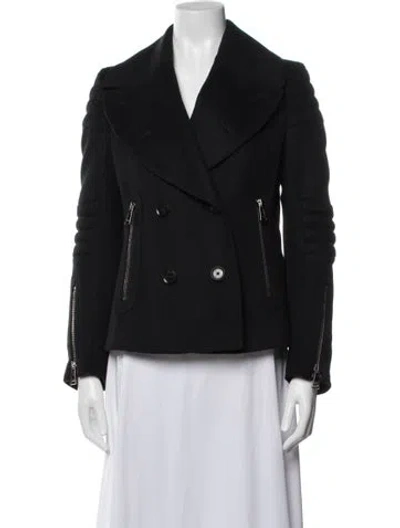 Pre-owned Belstaff Wool Biker Jacket W/ Tags In Black