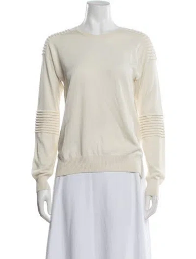 Pre-owned Belstaff Wool Crew Neck Sweater In Neutrals