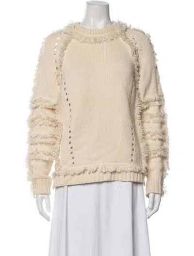 Pre-owned Belstaff Wool Crew Neck Sweater In Neutrals