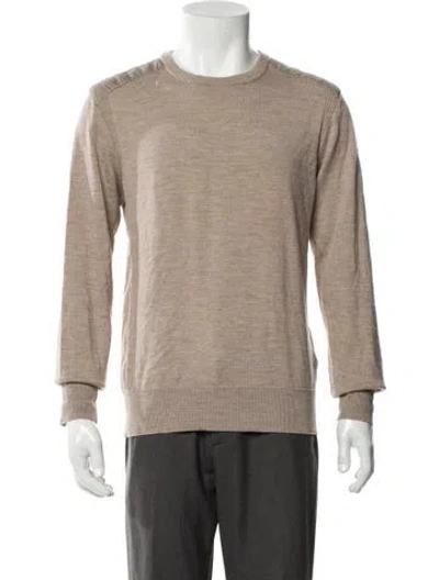Pre-owned Belstaff Wool Crew Neck T-shirt In Neutral