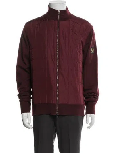 Pre-owned Belstaff Wool Jacket In Burgundy