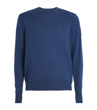Belstaff Wool Kerrigan Sweater In Blue