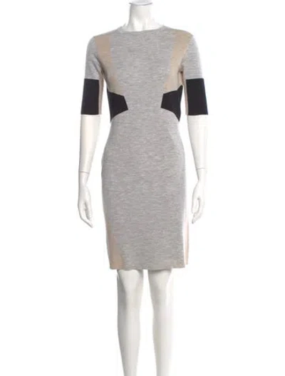 Pre-owned Belstaff Wool Mini Dress In Black