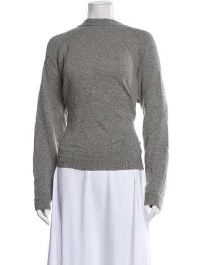 Pre-owned Belstaff Wool Mock Neck Sweater In Blue