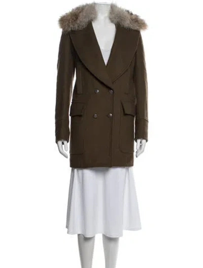 Pre-owned Belstaff Wool Parka In Green