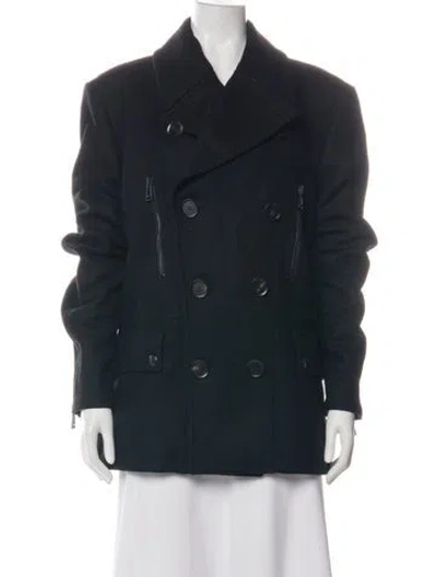Pre-owned Belstaff Wool Peacoat W/ Tags In Black