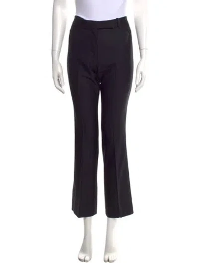Pre-owned Belstaff Wool Straight Leg Pants In Gray