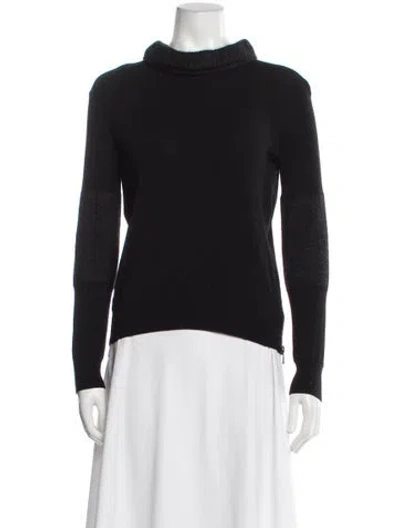 Pre-owned Belstaff Wool Turtleneck Sweater In Black