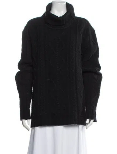 Pre-owned Belstaff Wool Turtleneck Sweater In Gray