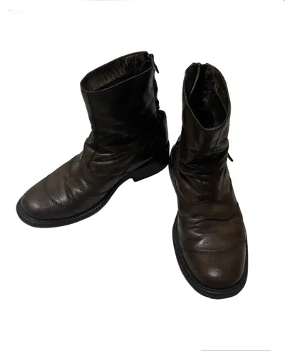 Pre-owned Belstaff X Chelsea Boots Belstaff Motorcycle Boots 9us 8uk Made In Italy Biker In Brown