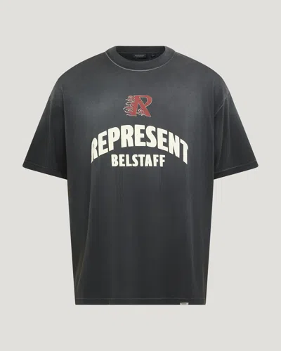 Belstaff X Represent Flame Phoenix T-shirt In Shadow