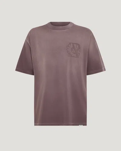 Belstaff X Represent Outline Phoenix T-shirt In Plum