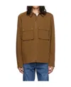 Belstaff Zipper Long-sleeved Casual Jacket In Brown