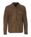 Belstaff Chaqueta De Cuero - Verde In Green